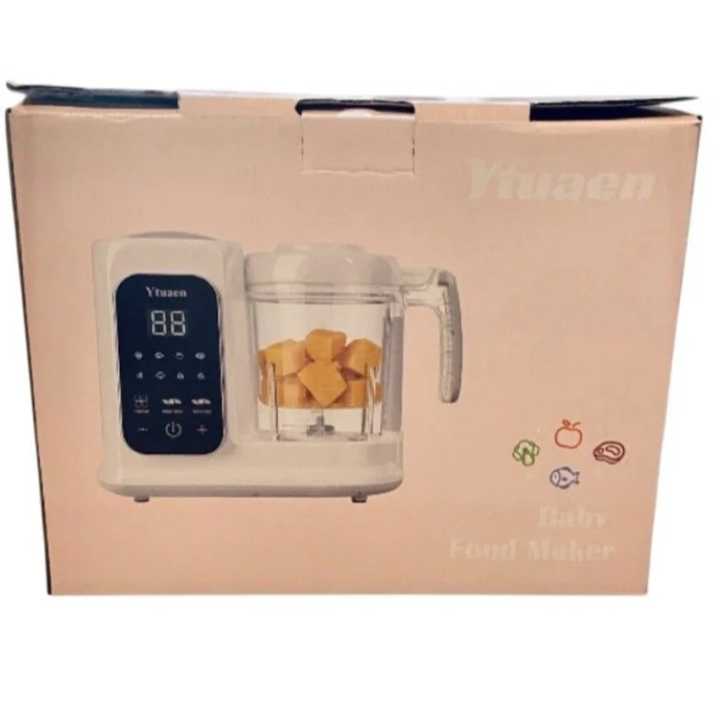 Ytuaen Baby Food Maker with Large Steamer Basket Onestep Processor BPA Free